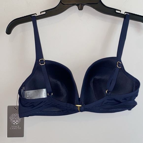 New Vince Camuto Women's Standard Draped Bikini Top Retail $78 - Picture 5 of 5